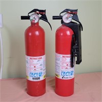 Kidde Fire Extinguishers- 1-Full & 1-Empty