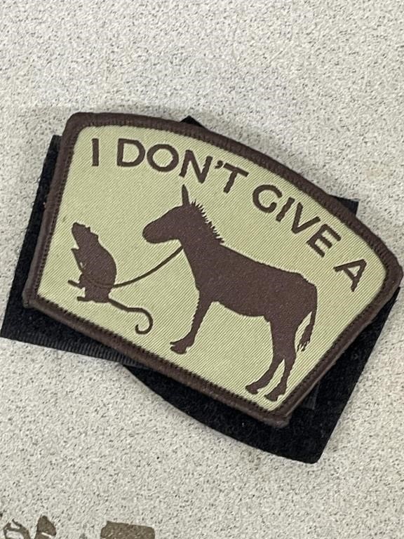 Dont Give a Donkey Hat Patch