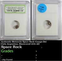 Authentic Meteorite Space Rock Campo Del Cielo Arg