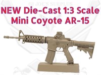 1:3 Scale Die Cast Toy Model Gun Mini AR-15 Coyote