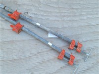 (2) Pipe Clamps