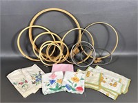 Large Vintage Embroidery Lot