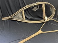 Vintage Wood Snow Shoes and Jim Haney Wood