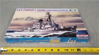 1/700 USS Charles F Adams Destroyer Model Kit