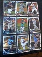 9 BASEBALL CARD LOT JOSH STOWERS & LOGAN GILBERT