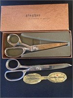 2 Vintage NEW Stock Scissors