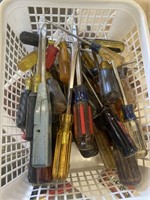 Large Lot Asst Screwdrivers Craftsman & MORE