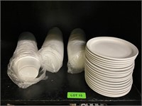 LOT: Plates & Take-out Containers