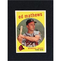 1959 Topps Eddie Mathews