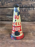 Original Shell X-100 40 Tin Pourer