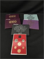 Lot of Coin Sets from Great Britain and N. Ireland