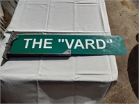 The "VARD" Street Sign