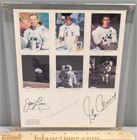 Space Shots Aeronautical Astronaut Autographs