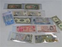Lot asst Foreign Nice Currency