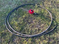 25' OF 1/2" PROPANE HOSE C/W REGULATOR