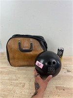 Bowling ball with bag