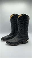 Leather Cowboy Riding Boots-Sturgis Heel Guard
