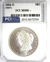 1884-O Morgan MS66+ DMPL LISTS $8000