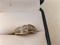 10 Kt Gold (Tested) Ring Size 7