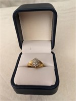 10 Kt Gold (Tested) Ring Size 7