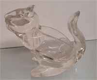 Glass Squirrel Foot Chip and Base Chip 7 inches