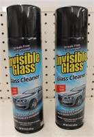 Lot of 2 Invisible Glass