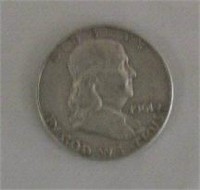 1961 Silver Franklin 1/2 Dollar