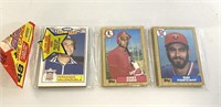 1987 Topps Baseball Sealed Rack Pack Equal to 3