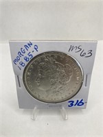 1885  Silver Silver Dollar MS63