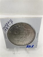 1889 Silver Dollar Unc