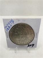 1882 Silver Dollar Unc