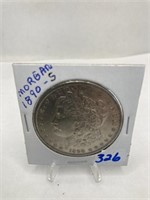 1890-S Silver Dollar XF+