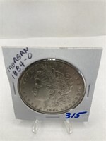 1884-O Silver Silver Dollar Unc