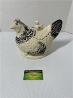 Morton Hen with Chick Cookie Jar