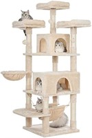 BEWISHOME Cat Tree 66.3 Inch Multi-Level Large