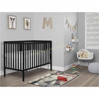 DOM Synergy 5in1 Convertible Crib 657 Black