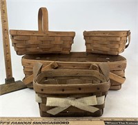 Longaberger Assorted vintage baskets