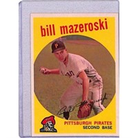 1959 Topps Bill Mazeroski Nice Condition