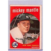 1959 Topps Mickey Mantle Nice Shape