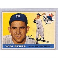 1955 Topps Yogi Berra Crease Free