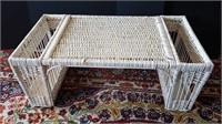 WICKER BED TRAY