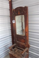 Vintage Bench, Coat Hanger & Mirror
