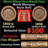 Small Cent Mixed Roll Orig Brandt McDonalds Wrappe