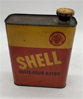 French Shell oil can