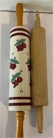 Ceramic and wood Rolling pins