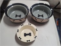 Three Dog Bowls