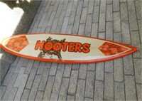 HOOTERS ADVERTISING SURFBOARD