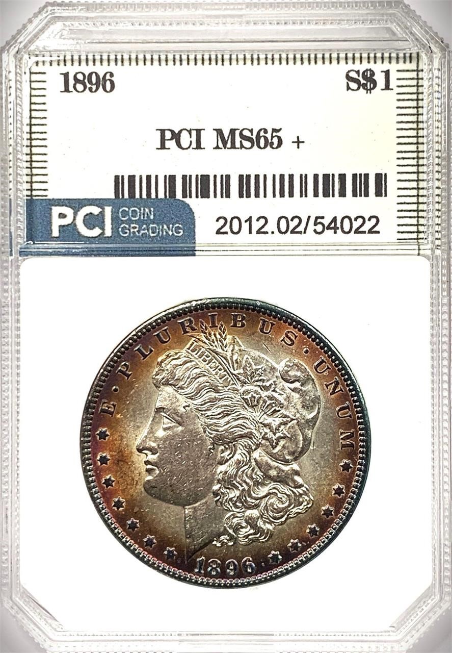 1896 Morgan Silver Dollar MS-65 +