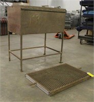 Steel Grill w/Rotating Grate, Approx 36"x27"x43"