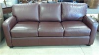100% Leather  "the Sofa Gallery"  3 Cushion Pull